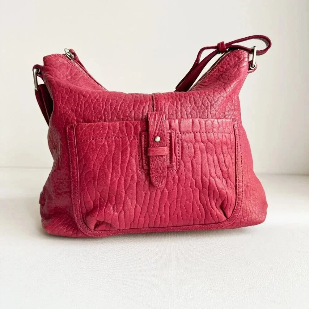 Cole Haan Thick Dusty Red Leather Medium Shoulder bag